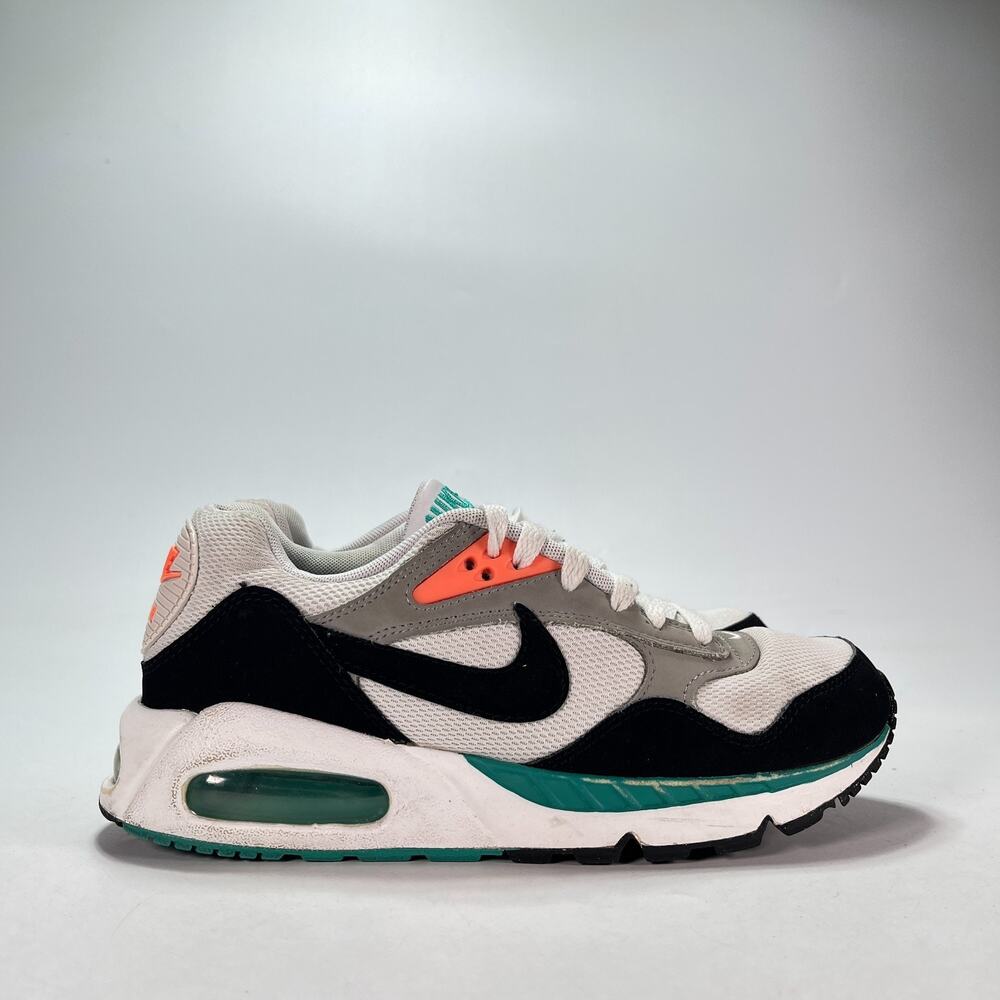 Nike Air Max Correlate White Green Black Casual Sneakers 511417-136 Womens Sz 7